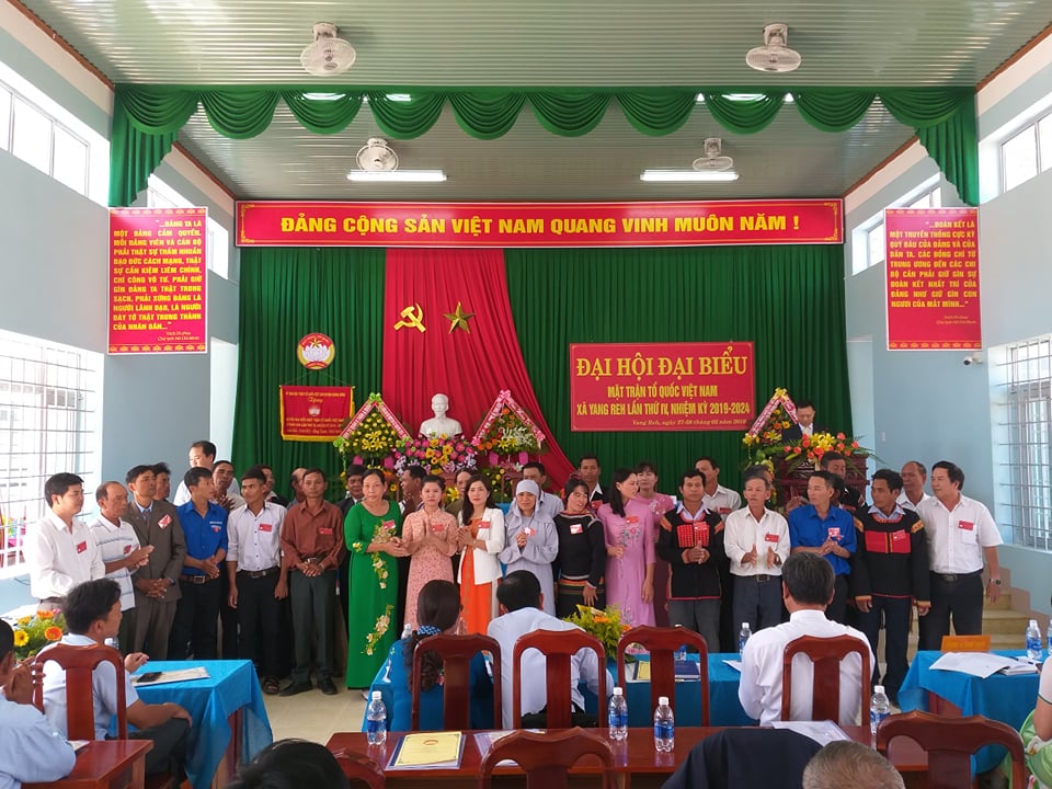 Đại hội đại biểu UBMTTQ xã Yang Reh lần thứ IV, nhiệm kỳ 2019 - 2024